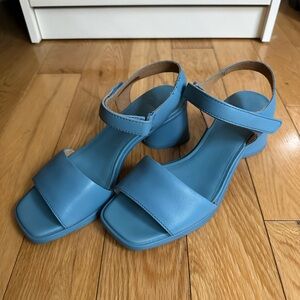 camper block heel sandals